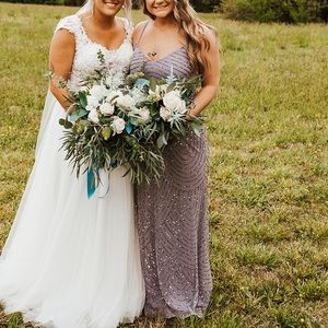 Adrianna Papell beaded dress